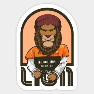 Cool Lion - Lion Mafia Sticker